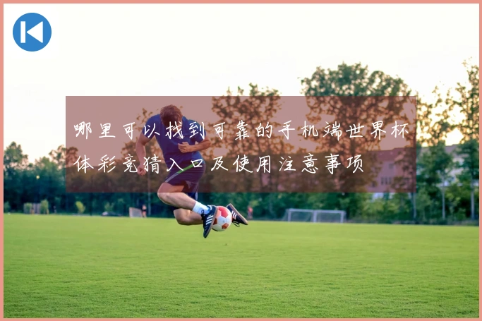 哪里可以找到可靠的手机端世界杯体彩竞猜入口及使用注意事项