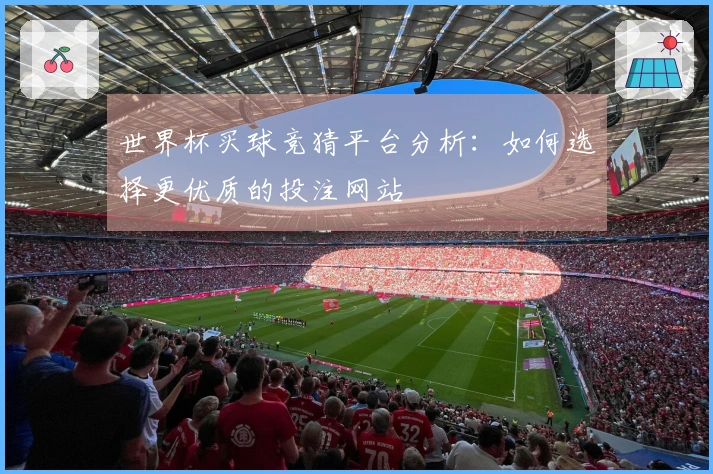 世界杯买球竞猜平台分析：如何选择更优质的投注网站