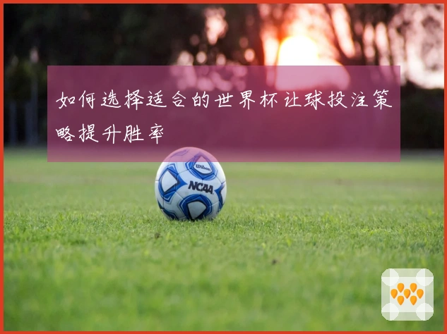 如何选择适合的世界杯让球投注策略提升胜率